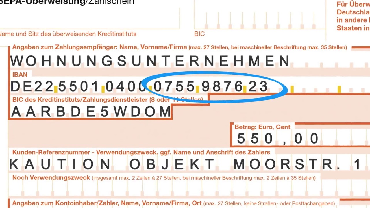 Aareal Account Kautionen
